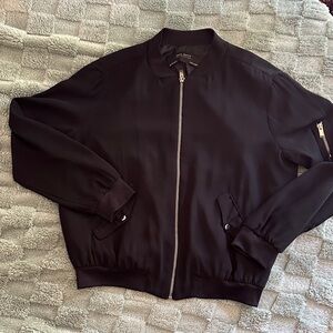 Zara Black‎ Bomber Jacket